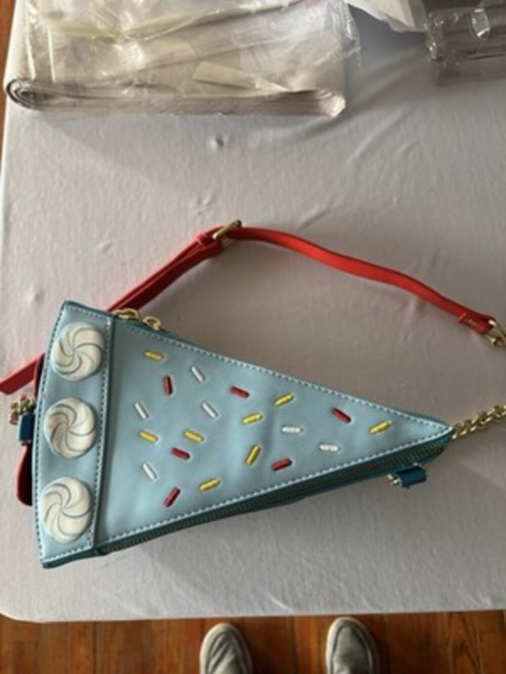 Disney Loungefly Snow White Poison Apple Pie Slice Crossbody Bag Dessert Purse